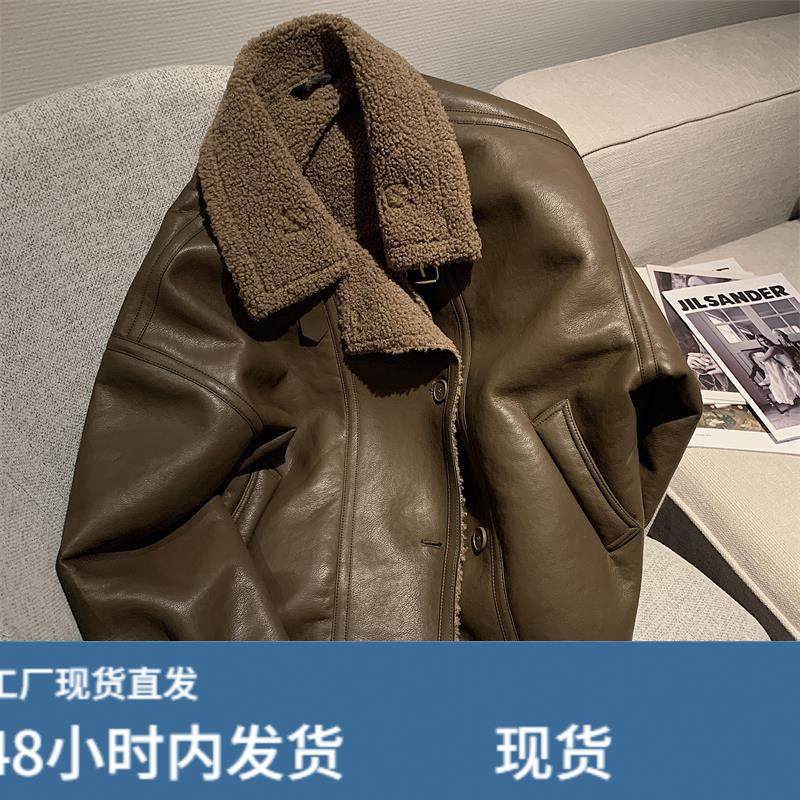 机车皮衣外套女短款2025冬季新款覆古韩版皮毛一体加绒羊羔毛棉服,童装/婴儿装/亲子装,套装,淘宝优惠券,粉丝福利购,淘宝优惠卷