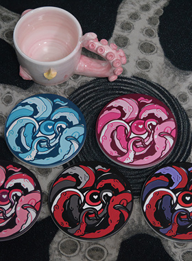 【TAKO触手屋】克苏鲁之眼 陶瓷杯垫 原创设计