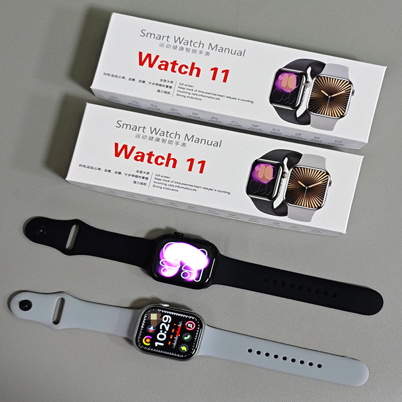 新款S11华强北智能手表蓝牙通话心率监测睡眠计步Watch10运动手表 - 封面