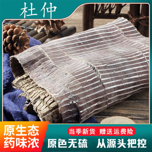 杜仲皮500克老树厚皮2件包邮