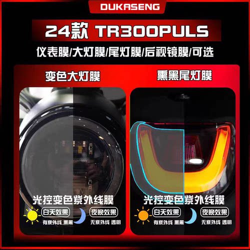 适用24款TR300Plus隐形车衣