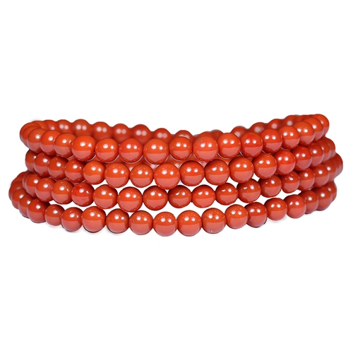 Агатовый натуральный браслет из провинции Юньнань, агатовые четки из круглых бусин, 108 бусин