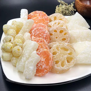 美怡香莲子糖糖冬瓜糖莲藕糖金桔糖椰角糖糖姜片年货新年休闲零食