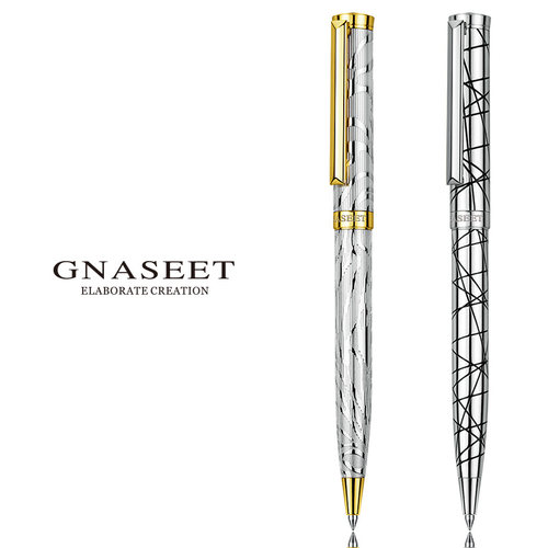 GNASEET签字笔重手感金属高档签名笔商务办公随手礼男士宝珠笔