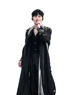 ROKKIHU 2024新款张杰同款演出服夏季长款酷飒帅气衬衫风衣