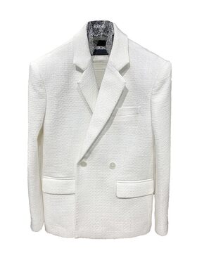 rokkihu宴会修身后背镂空西服
