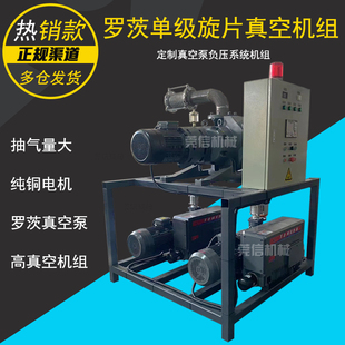 1200油泵罗茨真空负压站 300 机组 150 上海阳光罗茨泵ZJP