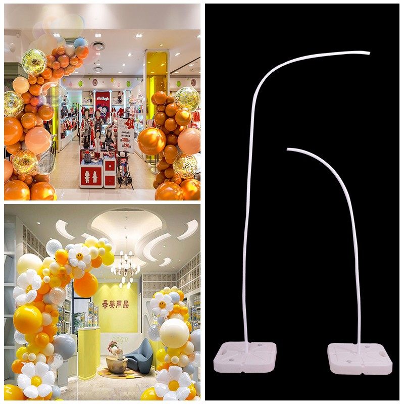 户外小拱门气球支架结婚布置4S店商场开业门口立柱装饰