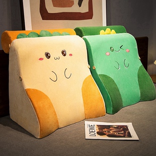 2024新款记忆棉床头靠垫软包大靠背宿舍躺床上读书看电视三角靠枕