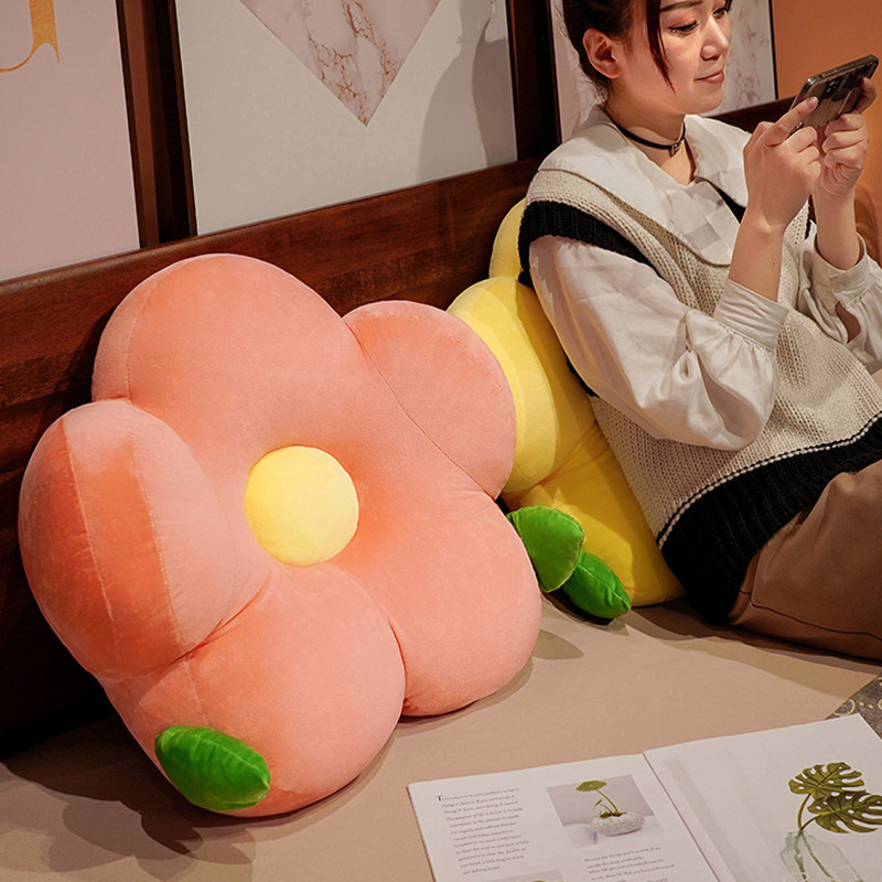 花朵靠枕床头靠垫软包护腰大背靠垫床上玩手机宿舍办公室沙发抱枕,居家布艺,床头靠垫,淘宝优惠券,粉丝福利购,淘宝优惠卷