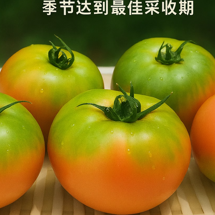 青岛绿腚老品种杠六九草莓柿子西红柿新鲜水果番茄自然熟5斤包邮