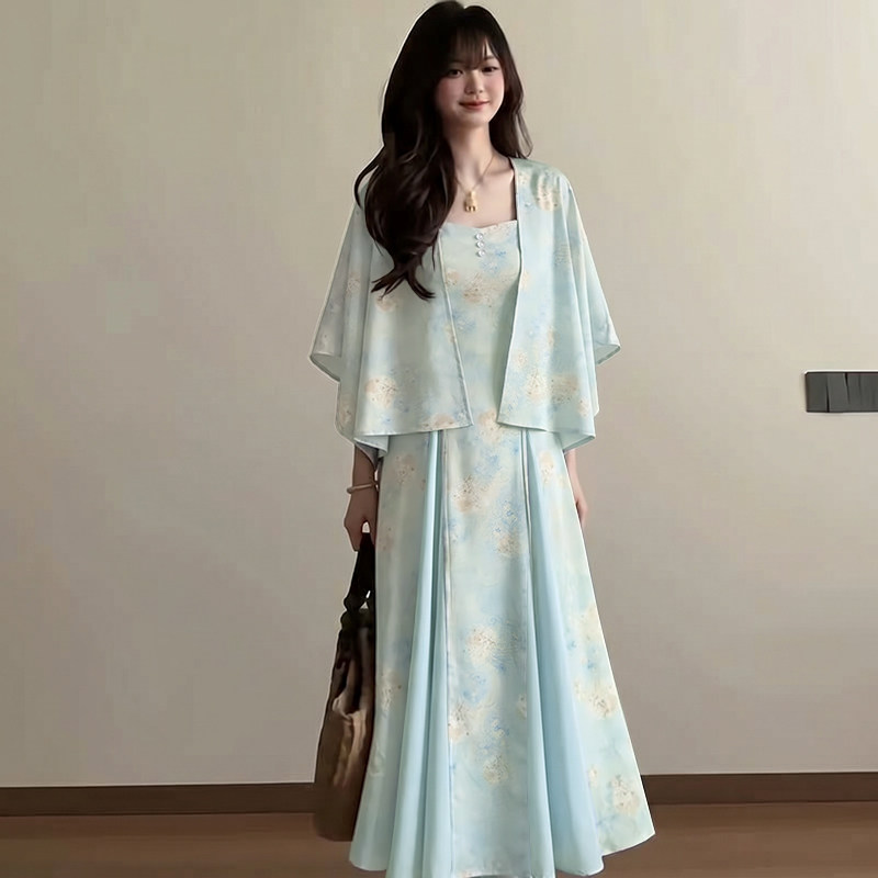 法式温柔风独特漂亮绝美裙套装