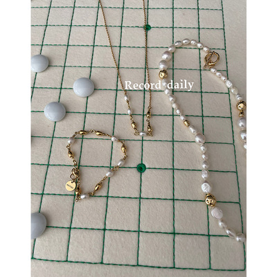 吾小历异形珍珠项链手链网红新款