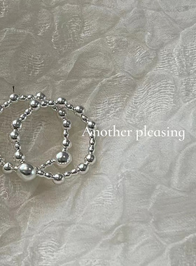 吾小历同款戒指女小众设计感指环