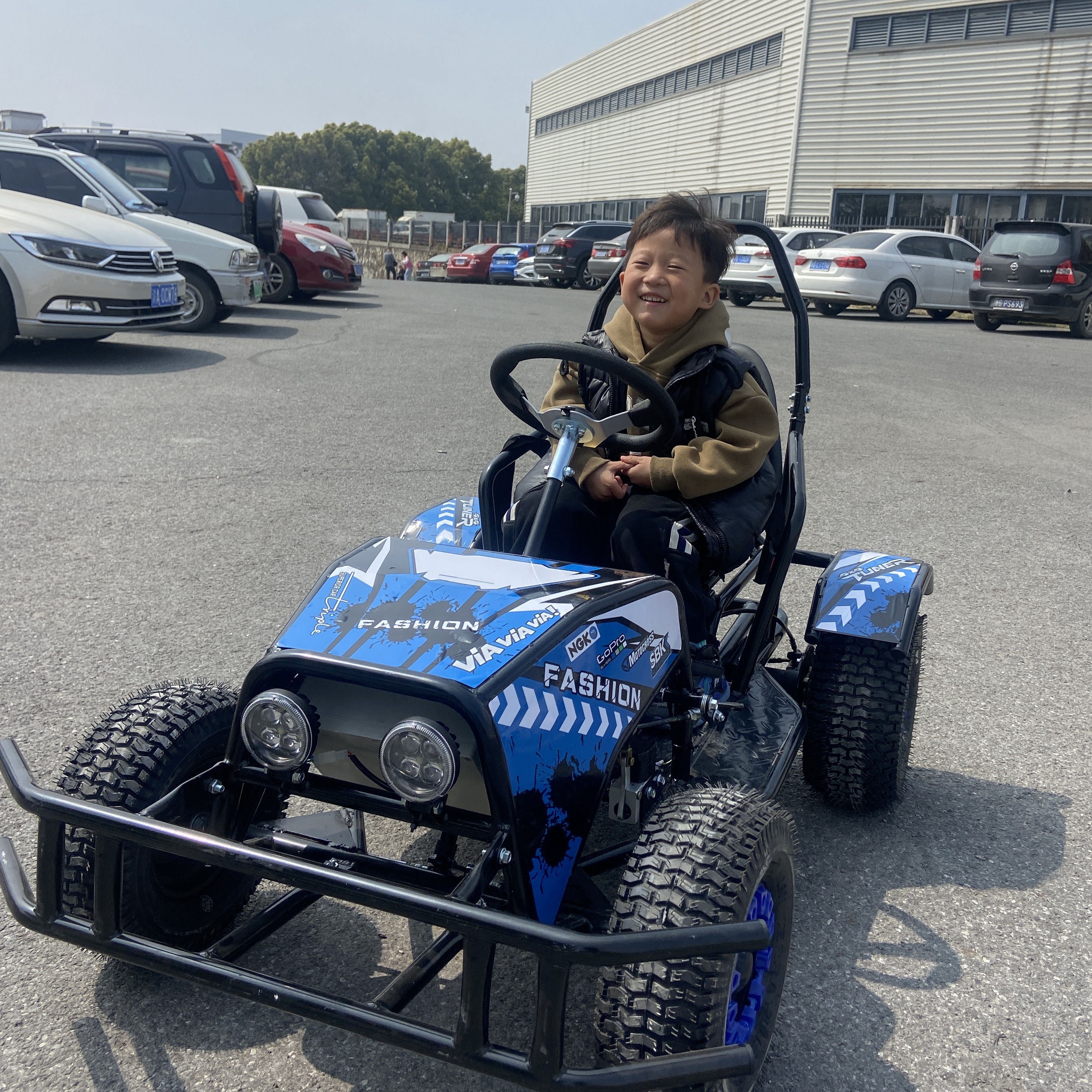 儿童越野沙滩卡丁车广场公园场地游乐场景区出租电动摩托单座室外