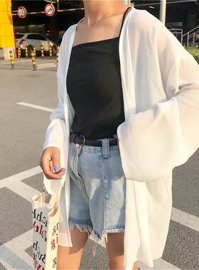 春夏季新款防晒外套上衣年服百搭衣女开衫ulzzang沙滩薄2026雪衫