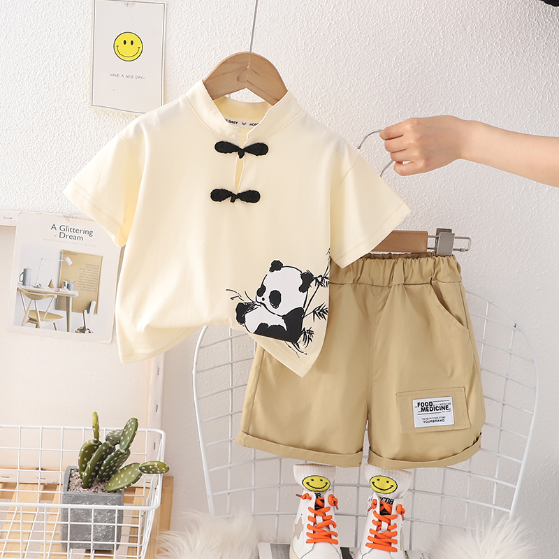 男童薄款夏季男女童复古宝宝衣服