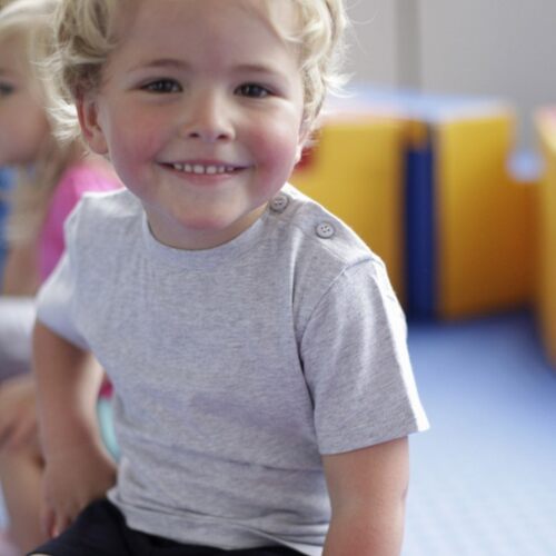 迪卡侬宝宝纯棉圆领短袖T恤