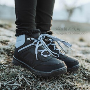 迪卡侬儿童鞋男孩女孩户外运动爬山耐磨保暖防水防滑加绒雪地靴