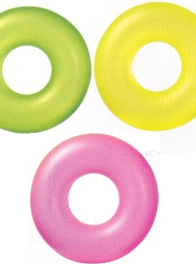 INTEX儿童成人充气式游泳圈救生圈游泳启蒙装备