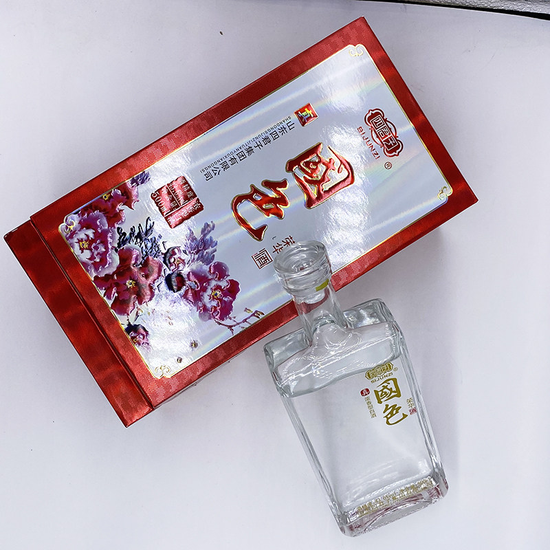 厂家授权菏泽特产四君子真国色43.6度浓香型白酒婚礼走亲访友宴请