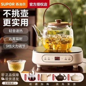 SUPOR/苏泊尔C10-CS15电陶炉新款煮茶器家用多功能小型电磁炉煮茶