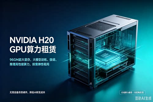 英伟达H20 GPU算力租赁｜96G显存 AI大模型训练推理 按需租用