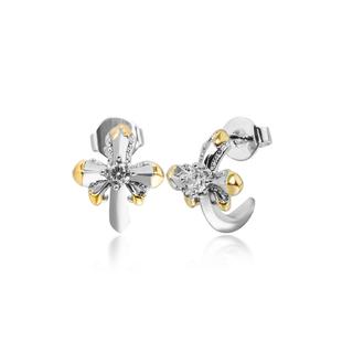 WIC 制裁之刃C型耳环vintage中古风格耳钉