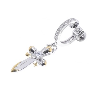 WIC 制裁之刃无耳洞版轻奢精致个性小众镶嵌男女百搭送礼耳环