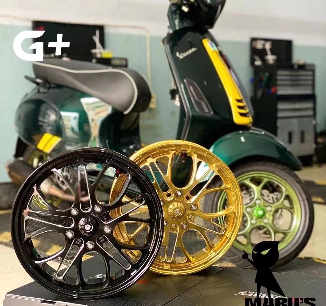 桃子工厂vespa改装锻造轮毂