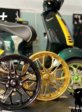 Marus 台湾桃子加工厂适用于VESPA300 6日春天冲刺铝合金锻造轮毂