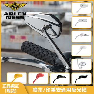 ARLEN NESS阿伦奈斯适用于哈雷公路滑翔路威ST街霸后视镜印第安用