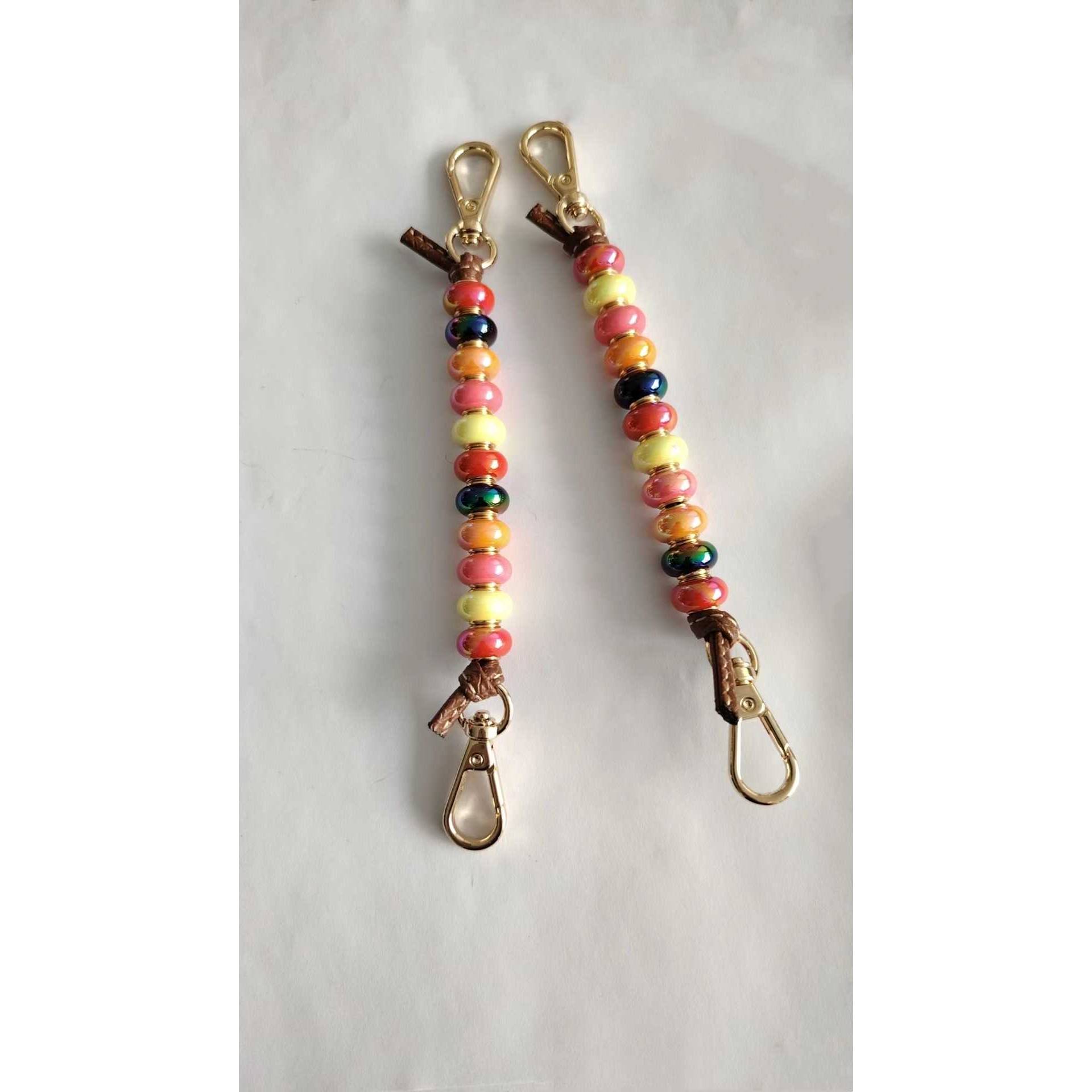 【20】猫咪链条，金属品牌挂件，彩色珍珠幸运吊饰（不含包包）