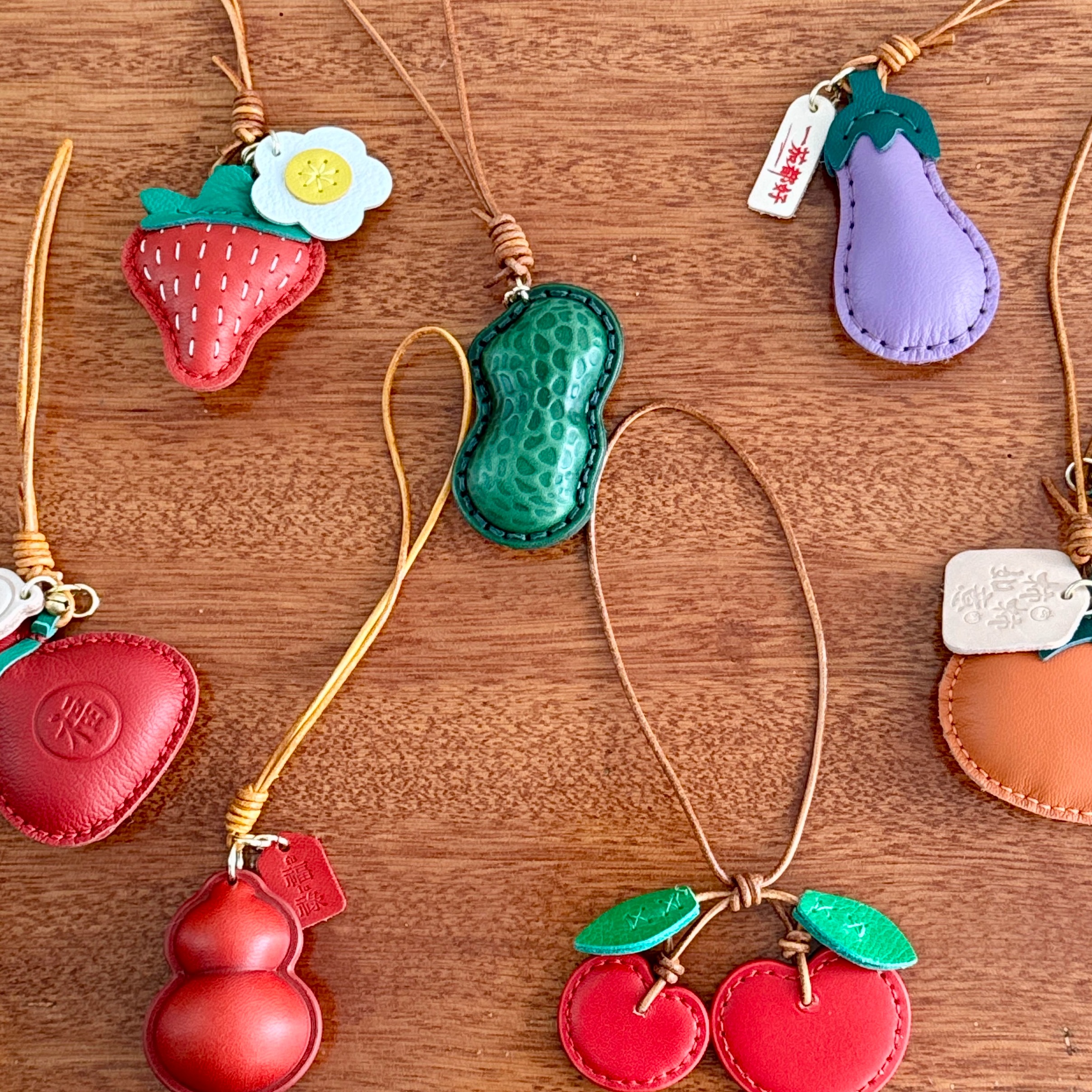 TBCB【30】包包搭子挂件纯手工牛皮挂饰真皮包挂钥匙扣车挂