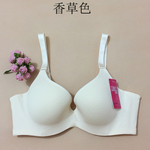 古今花定型薄杯聚拢少女文胸