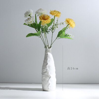 陶瓷茶几花瓶素烧干花插器桌面