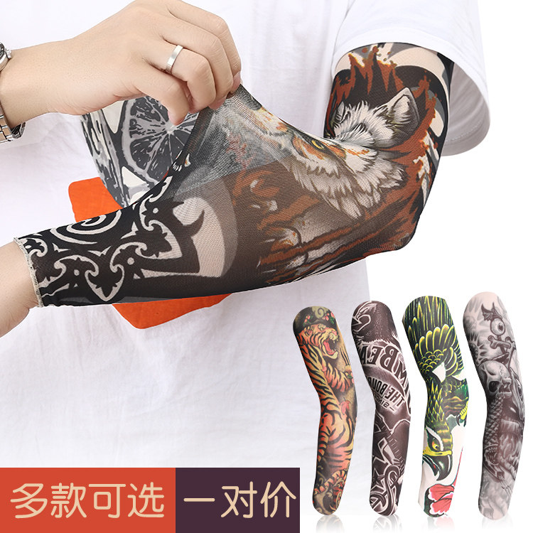 花臂纹身袖套刺青女 图片 价格 多少钱 什么值得买