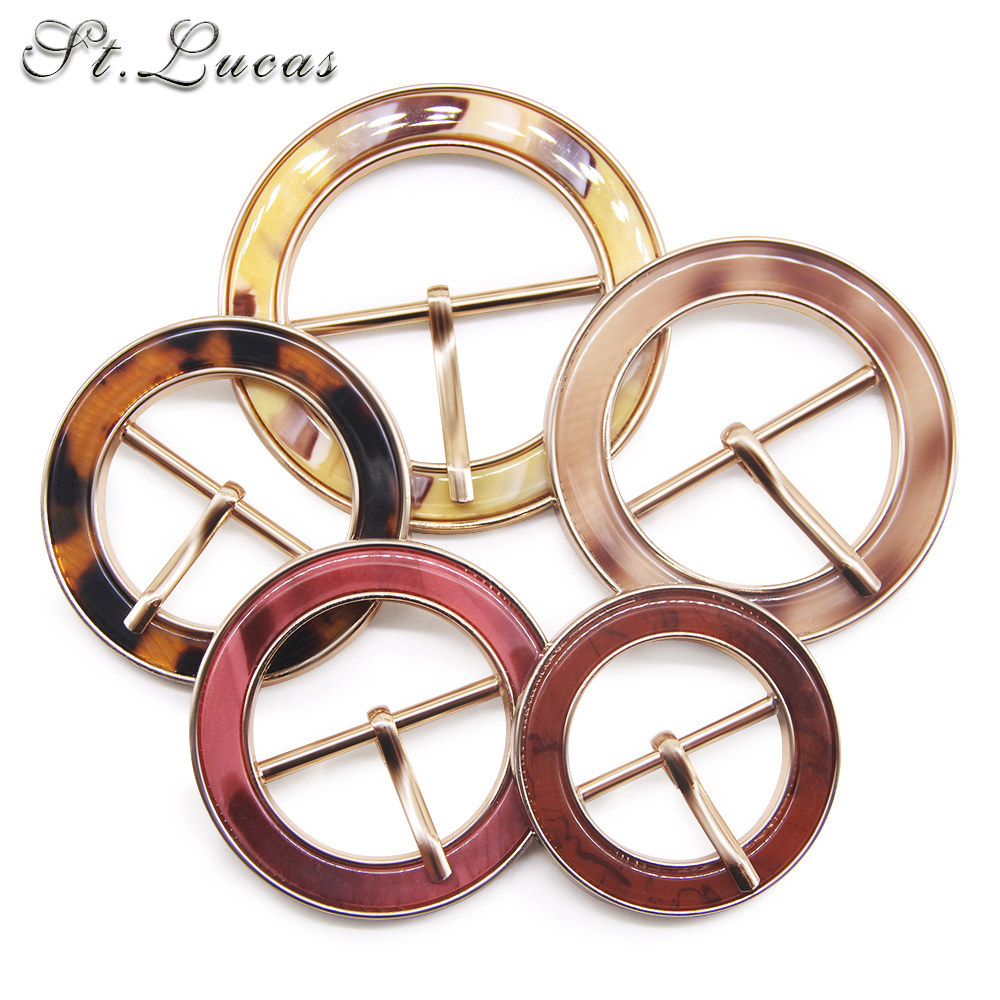 金属树脂双拼日字扣针扣裙子风衣腰带调节扣腰扣时尚韩版装饰纽扣