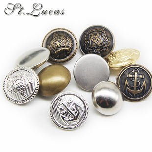 金属复古铜皮扣纽扣扣子古铜色大衣钮扣高档男女毛呢圆形子牛仔裤