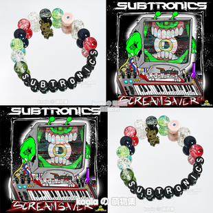 Subtronics应援手链kandi手串眼哥EDC珠海电音节VAC可定制DIY