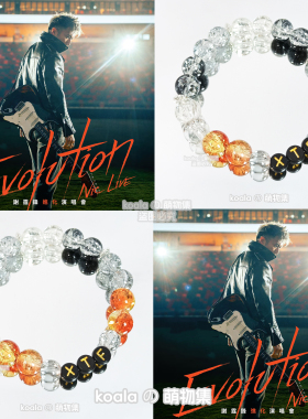谢霆锋应援手链进化演唱会印象手串歌手明星礼物饰品Nicholas Tse