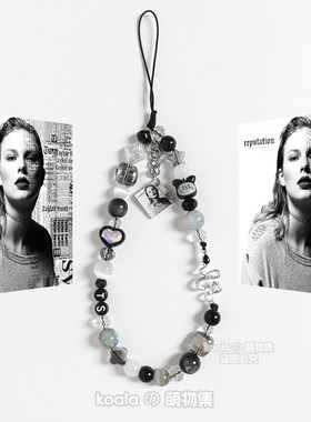霉霉Taylor swift泰勒Reputation应援手机链日韩卡片机ccd挂链DIY