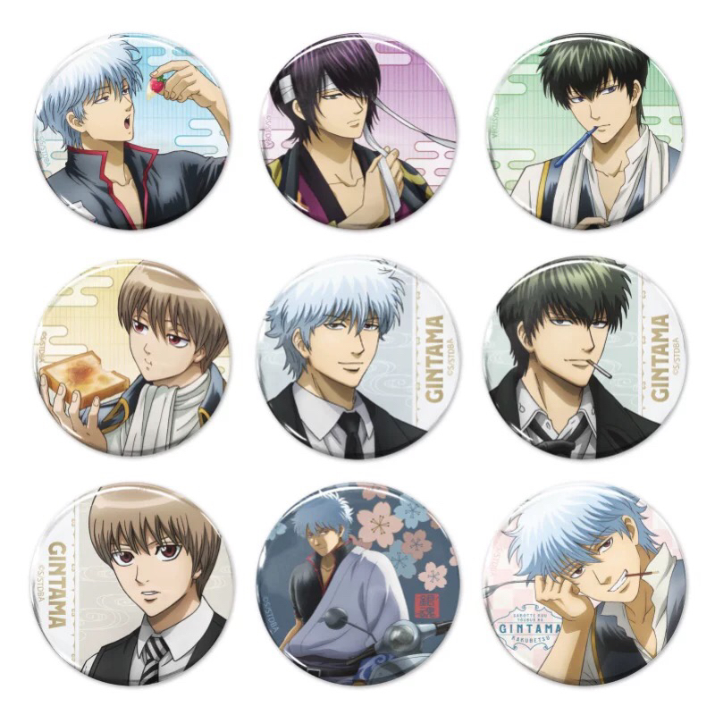 【日谷现货】COSPA银魂 65mm 晨起准备 朝支度吧唧徽章 银时 周边