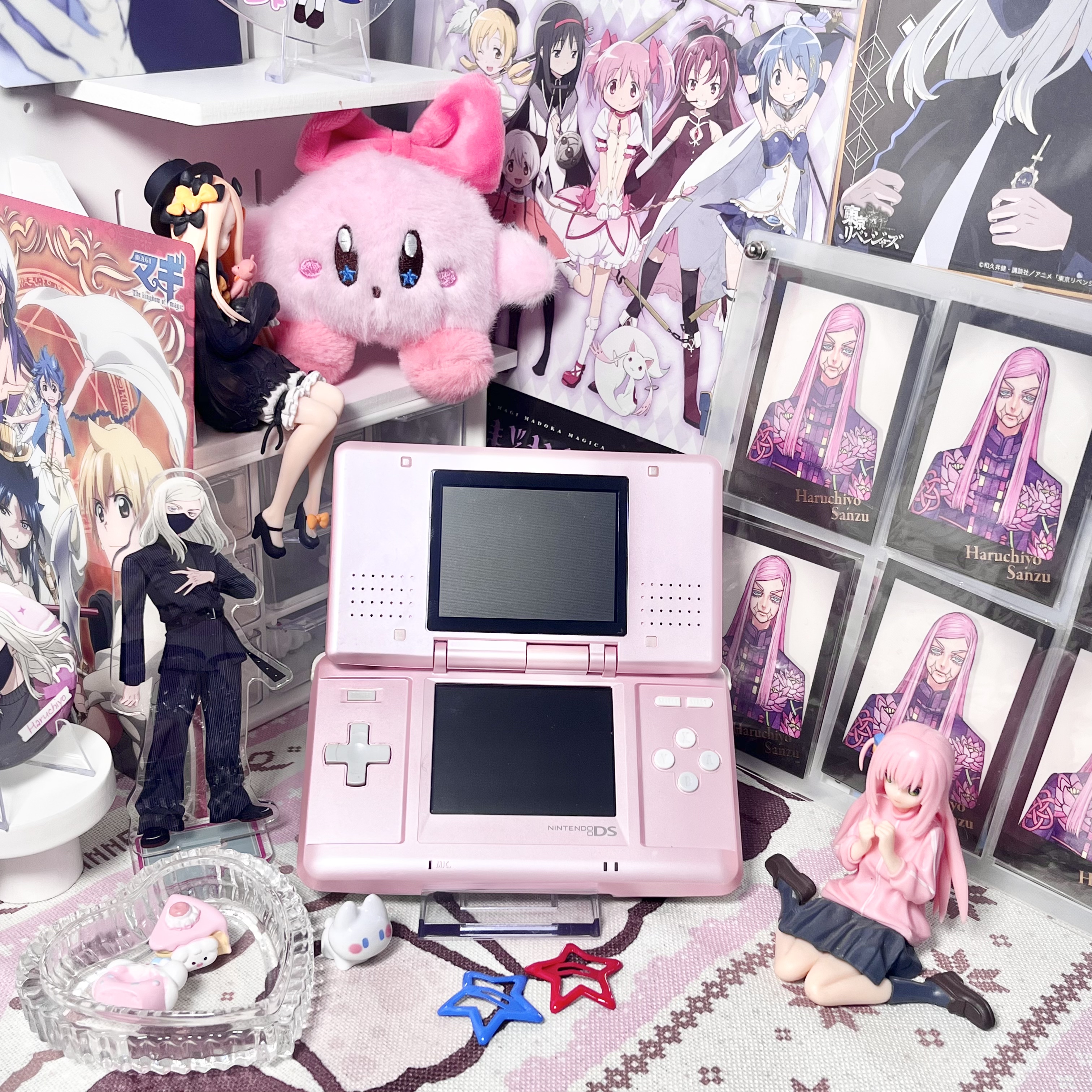 浅色彩色NDS饭盒机 任天堂游戏机 中古原装机+换壳机 厚机支持GBA