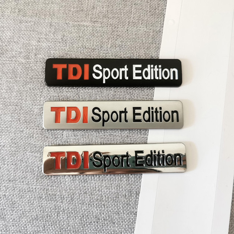 TDI车贴sport运动版金属贴