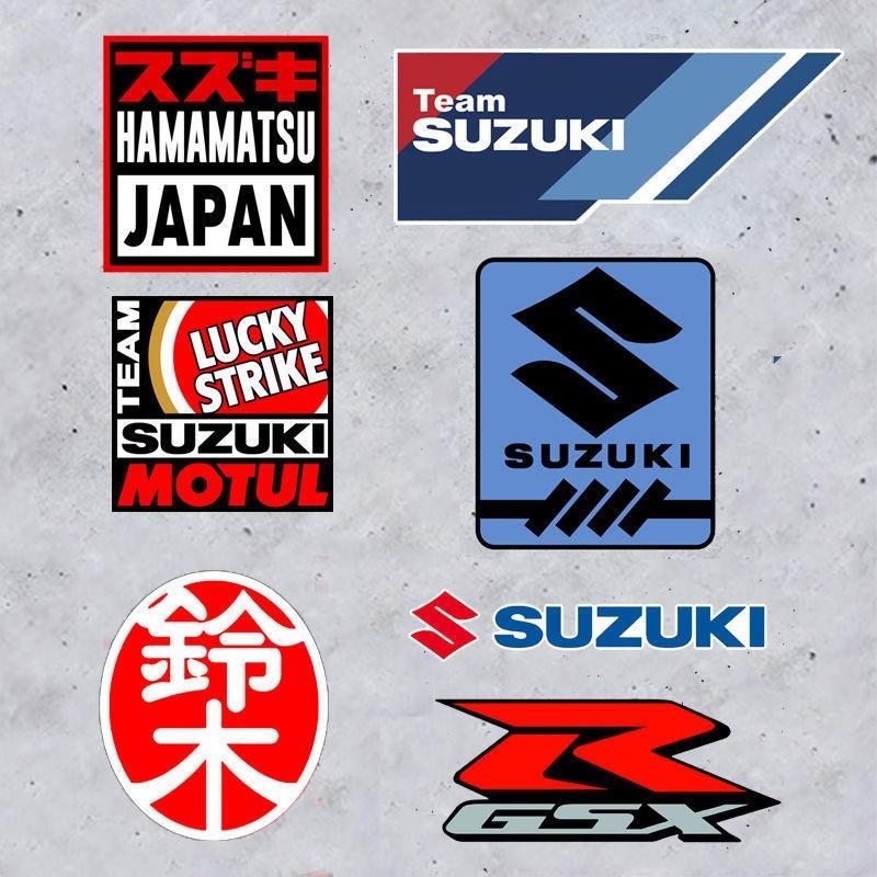 铃木SUZKI摩托车贴纸卡