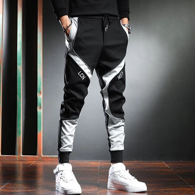 清仓捡漏外贸专柜撤回春秋季卫裤加绒加厚潮牌休闲运动宽松束脚裤