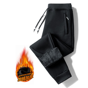 休闲男裤子男士耐磨耐穿便宜上班工作服加绒保暖宽松大码劳保卫裤