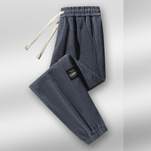 运动裤 商场专柜撤回清仓捡漏灯芯绒百搭宽松束脚卫裤 加绒保暖大码