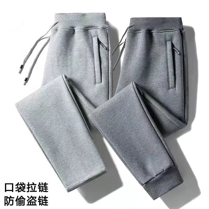 干活穿的裤子男耐磨建筑工人工地薄款工作服宽松夏季大码劳保卫裤